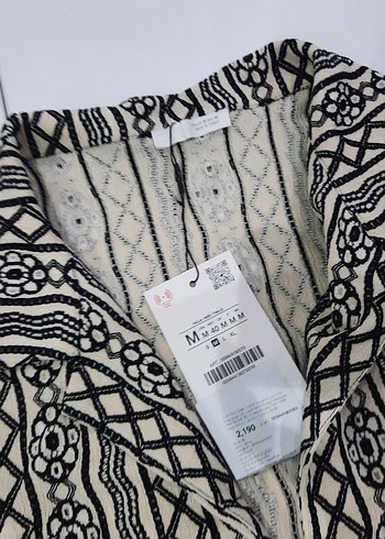 Desenli Bohem Gömlek, Kısa Kollu, Bol Kesim - Görsel 4