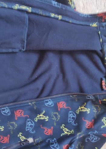 Kapüşonlu Fermuarlı Erkek Çocuk Bağlamalı Mont - Görsel 5