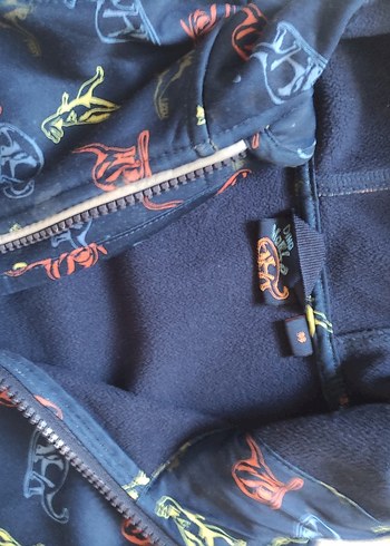 Kapüşonlu Fermuarlı Erkek Çocuk Bağlamalı Mont - Görsel 4