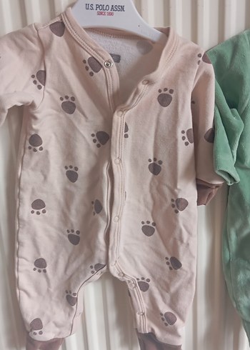 Düğmeli Yeşil Bebek Tulum, Uzun Kollu, Yumuşak Kumaş 3 fiyattır - Görsel 8