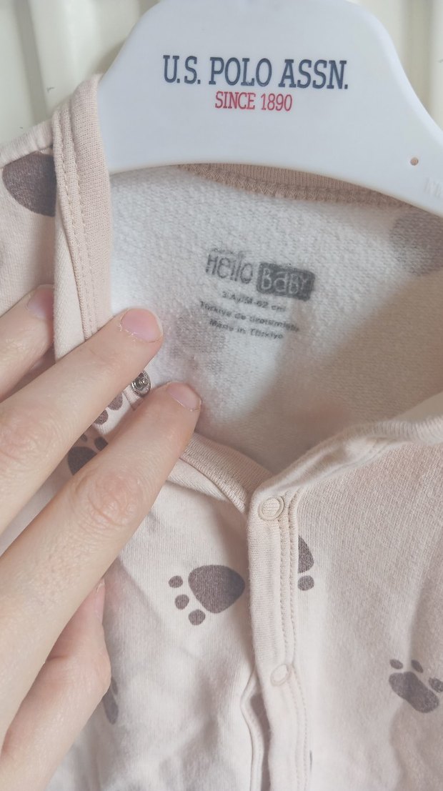 Düğmeli Yeşil Bebek Tulum, Uzun Kollu, Yumuşak Kumaş 3 fiyattır - Görsel 5