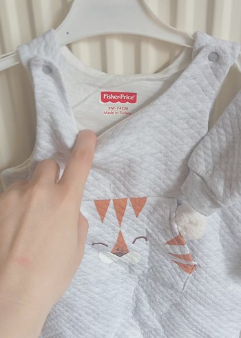 Gri Nakışlı Erkek Bebek Triko Takım3 fiyattır - Görsel 3