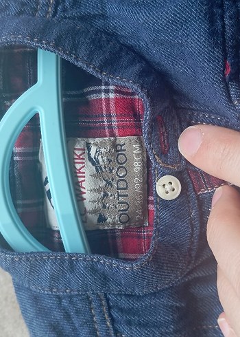 Erkek Çocuk Koyu Mavi Denim Gömlek - Görsel 4