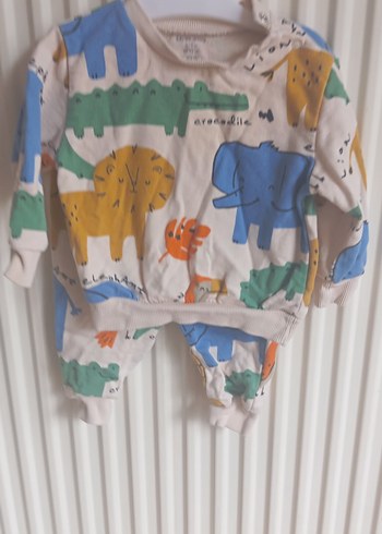 Uzun Kollu Çok Renkli Bebek Takımı - Görsel 3