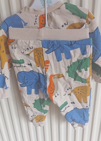 Uzun Kollu Çok Renkli Bebek Takımı - Görsel 2