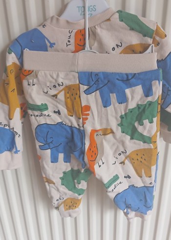 Uzun Kollu Çok Renkli Bebek Takımı - Görsel 4