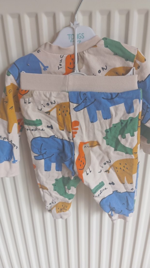 Uzun Kollu Çok Renkli Bebek Takımı - Görsel 4