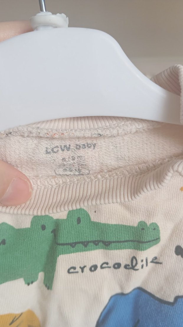 Uzun Kollu Çok Renkli Bebek Takımı - Görsel 5