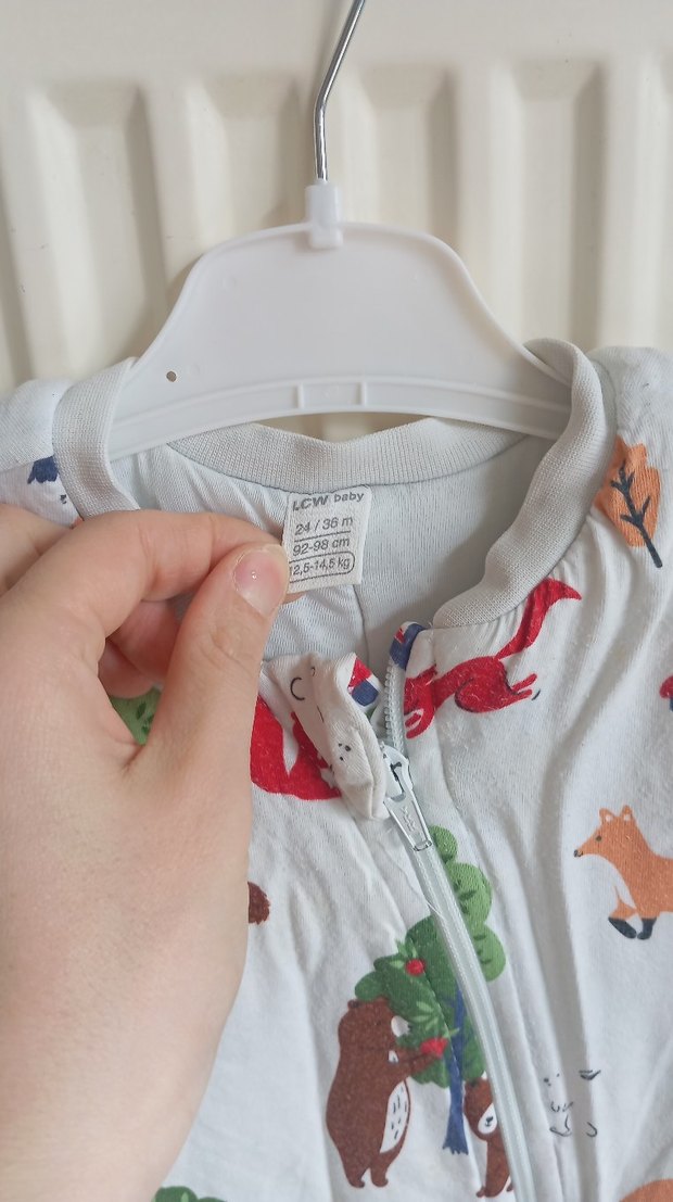 Fermuarlı Baskılı Erkek Bebek Tulum - Görsel 3