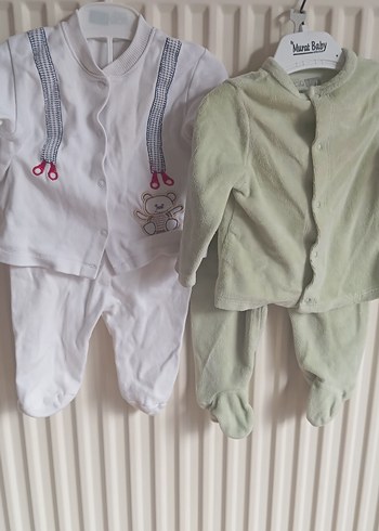 Bebek Erkek Düğmeli Uzun Kollu Takım ikili fiyattır - Görsel 2