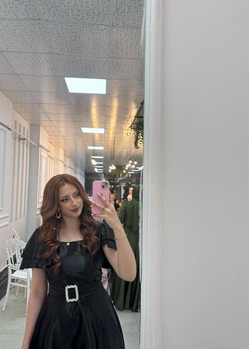 m Beden siyah Renk Siyah midi boy Kadın Elbise