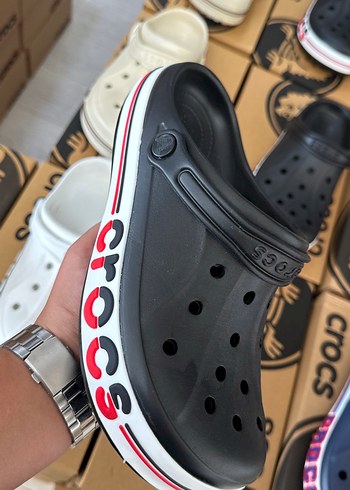 Crocs Siyah Erkek Spor Terlik Velcro