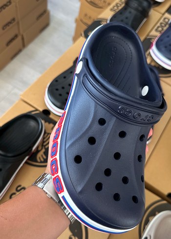 Crocs Crocs yanı yazılı erkek terlik