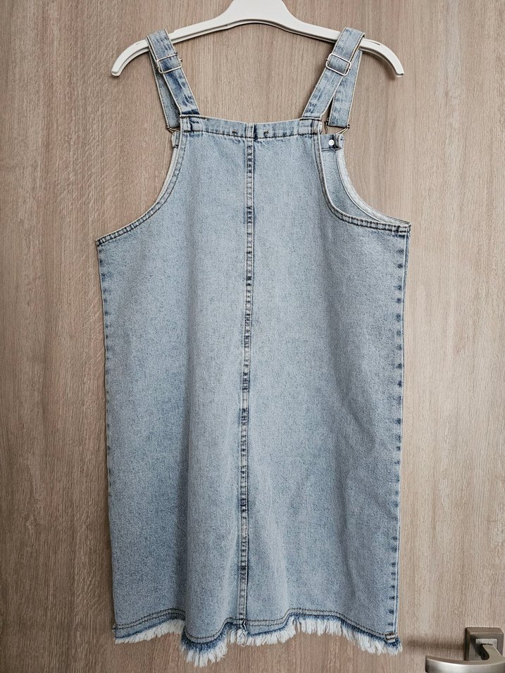 Kot Askılı Tulum Etek - Görsel 4