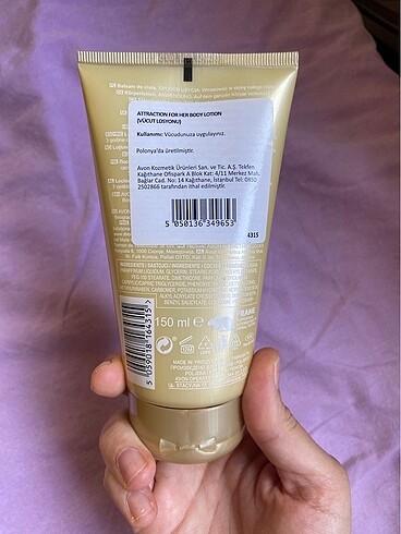 Avon Attraction parfümlü vücut kremi - Görsel 3