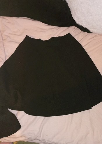 Siyah Midi Kadın Etek - Görsel 3