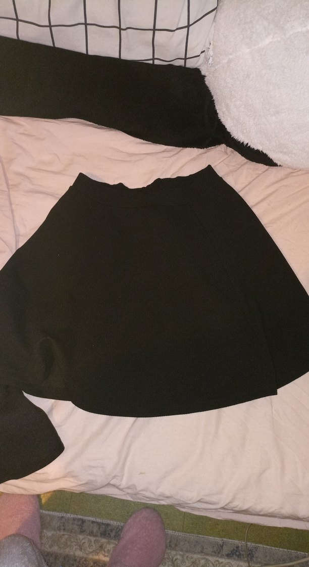 Siyah Midi Kadın Etek - Görsel 3