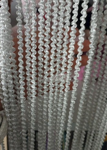 beyaz Desenli Beyaz Perde - Görsel 2