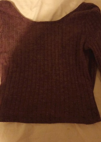 V Yakalı Kadın Kazak - Görsel 4