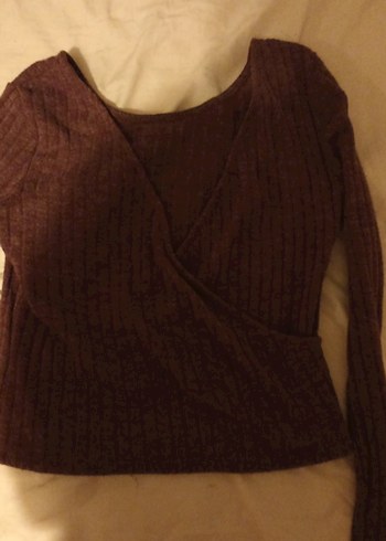 V Yakalı Kadın Kazak - Görsel 2