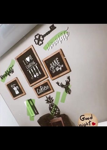 Ahşap Çerçeveli Mutfak Tabloları - Görsel 2