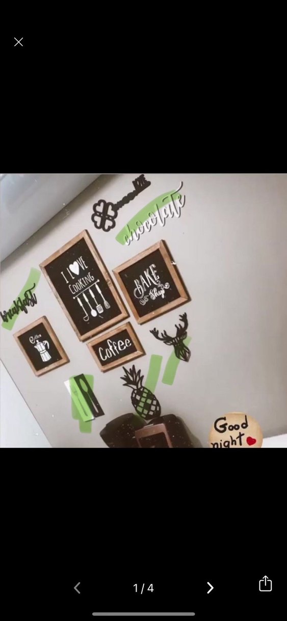 Ahşap Çerçeveli Mutfak Tabloları - Görsel 2