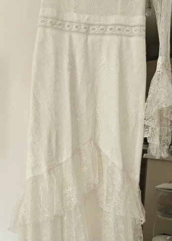 Vintage gelinlik nişanlık nikah elbisesi - Görsel 5