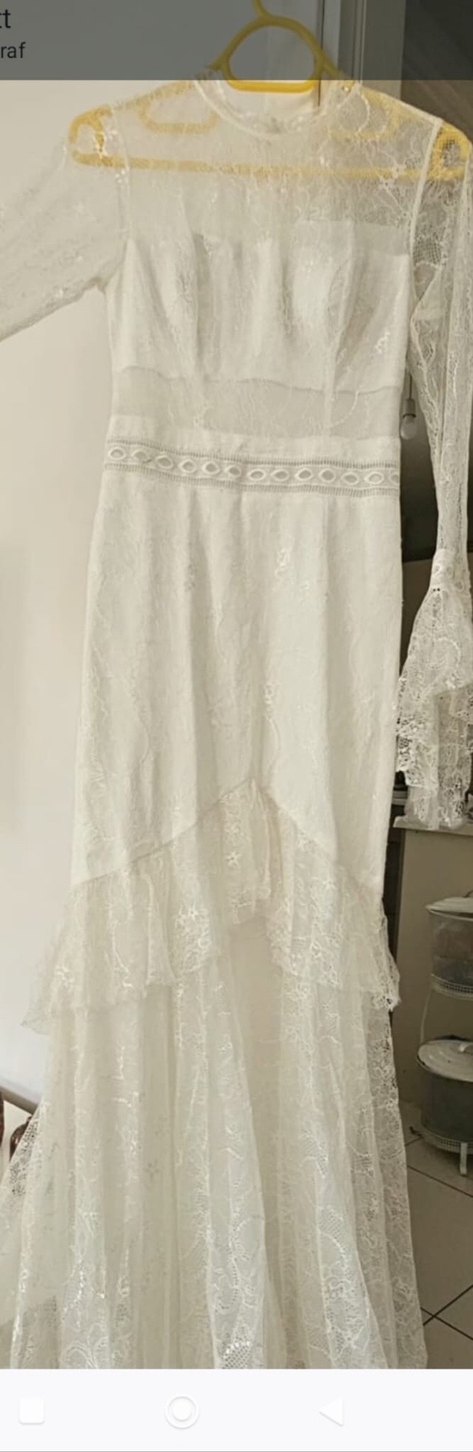 Vintage gelinlik nişanlık nikah elbisesi - Görsel 5