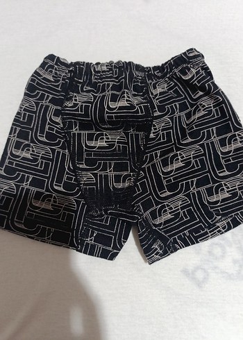 12-18 Ay Beden Erkek Çocuk 2'li Desenli ve Düz Boxer