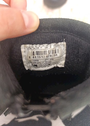 Kız Çocuk Siyah Deri Tokalı Bot - Görsel 7