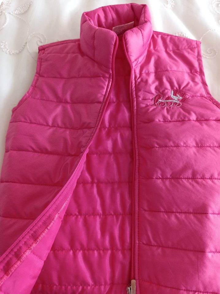 Kız Çocuk  Fermuarlı Yelek - Görsel 3