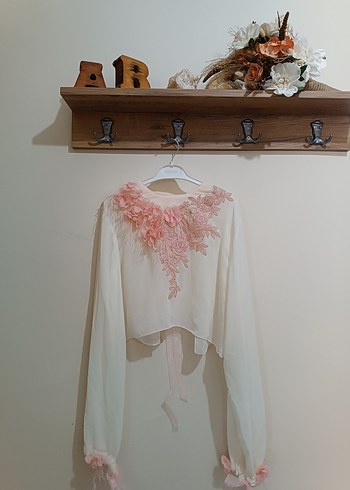 Pembe Bohem Uzun Salaş Kadın Abiye - Görsel 7