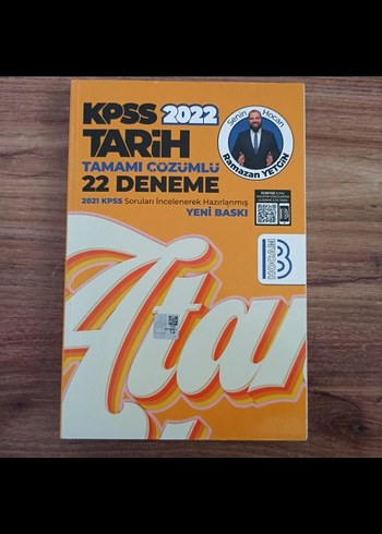KPSS TARİH 22 TANE ÇÖZÜMLÜ DENEME