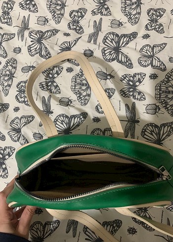 Yeşil Parisian Deri Kadın Çanta - Görsel 2