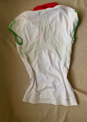 Adidas Beyaz Kısa Kollu Polo Tişört - Görsel 4