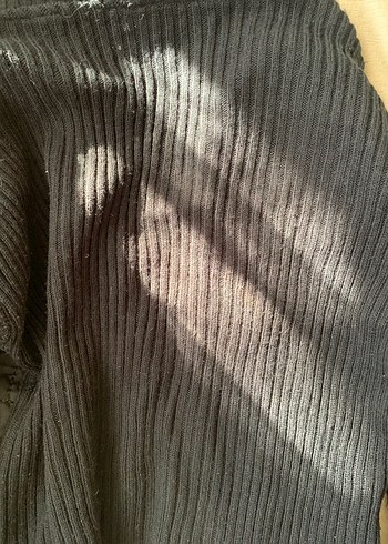 Vintage Fermuarlı Siyah Kadın Ceket - Görsel 5