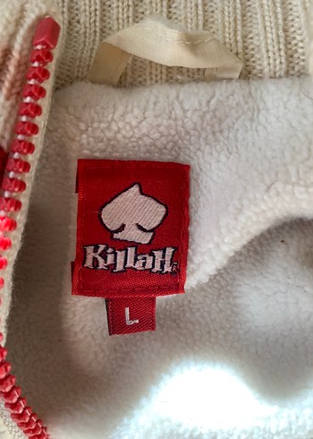 Vintage Beyaz Fermuarlı Uzun Kollu Kadın Mont - Görsel 3