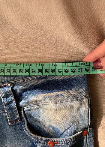 Vintage Denim Pantolon - Görsel 9