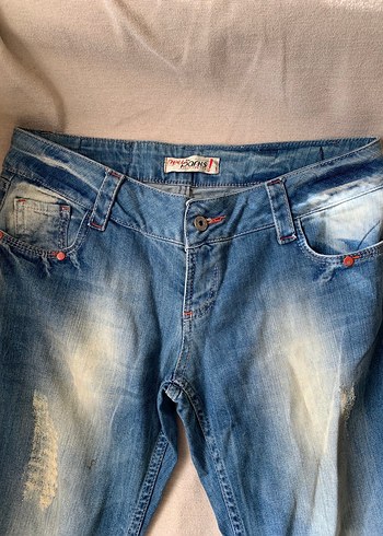 Vintage Denim Pantolon - Görsel 4