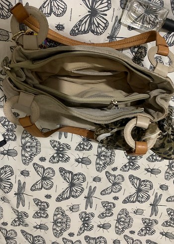 Bej Süet Bohem Hotiç Çanta - Görsel 5