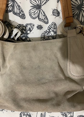 Bej Süet Bohem Hotiç Çanta - Görsel 2