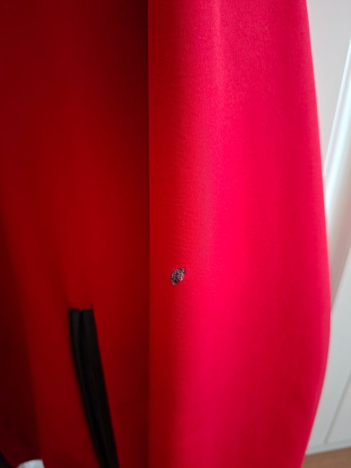 Kırmızı Fermuarlı Erkek Streetwear Ceket - Görsel 5