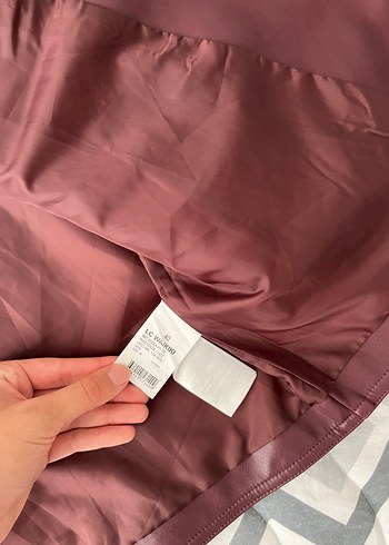 40 Beden bordo Renk Bordo Deri Biker Ceket