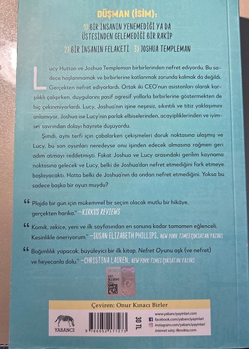 Nefret Oyunu - Sally Thorne - Görsel 3