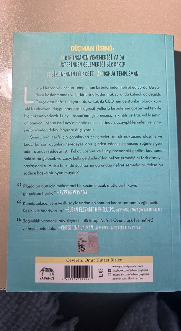 Nefret Oyunu - Sally Thorne - Görsel 3