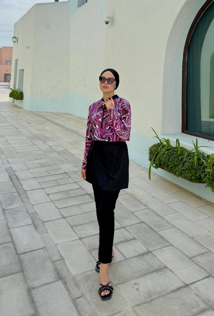 Croplu manuka model tesettür haşema - Görsel 2