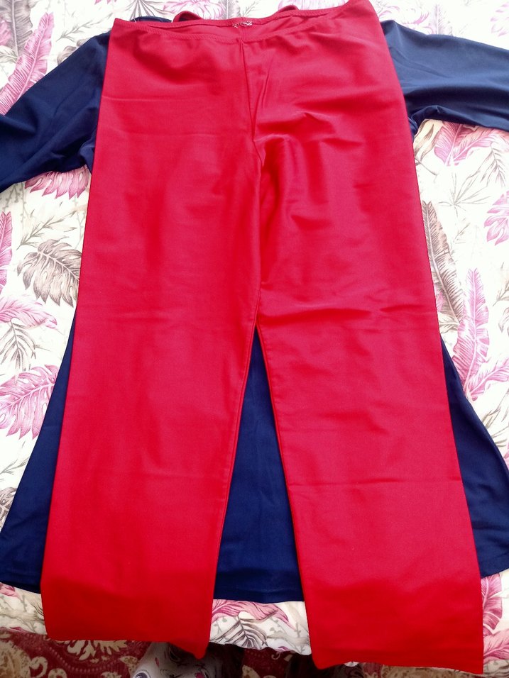 Uzun Kollu Mavi Kadın haşema - Görsel 3