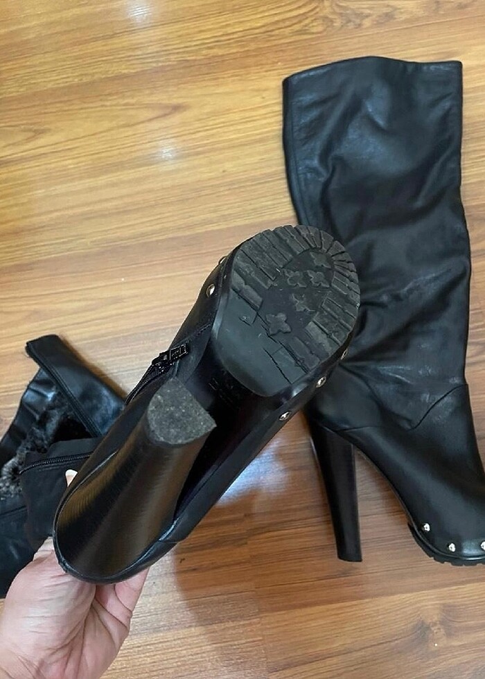 Platform topuklu çizme - Görsel 3