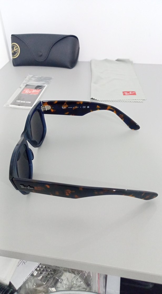 Ray-Ban Kadın/Erkek Mavi Street Wear Güneş Gözlüğü - Görsel 3