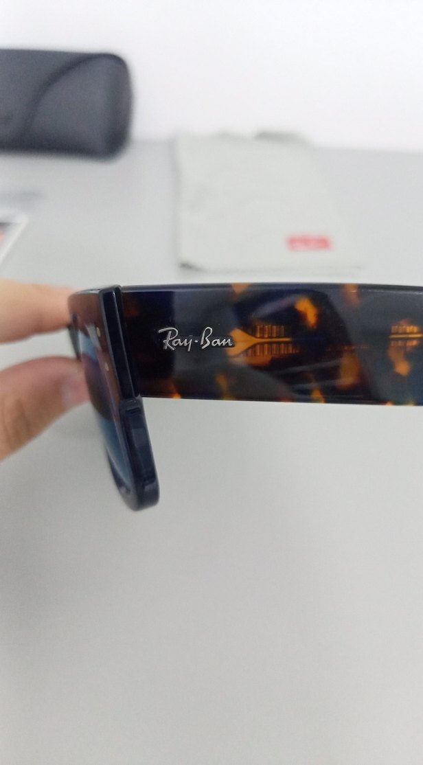 Ray-Ban Kadın/Erkek Mavi Street Wear Güneş Gözlüğü - Görsel 4